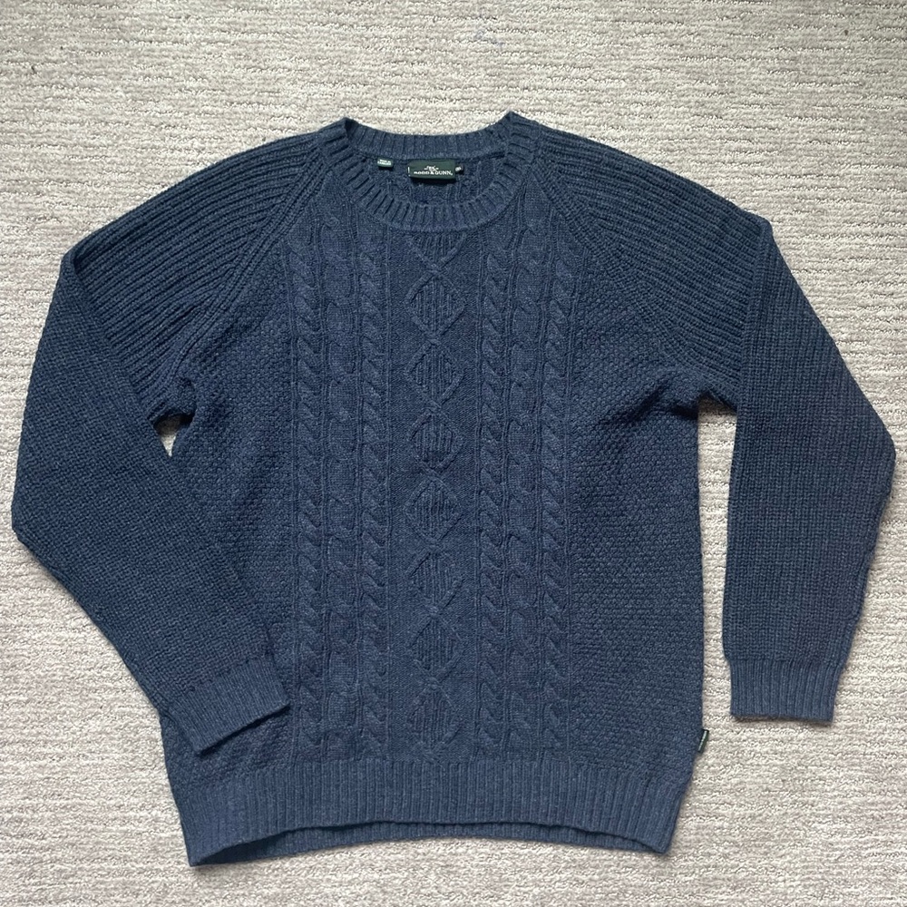 Rodd & Gunn Gunna Cable Knit Premium Sweater Lambswool